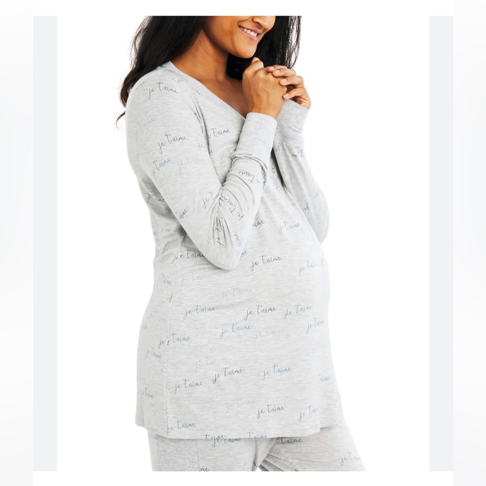 A Pea in the Pod Je T’aime Pajama PJ set size XS new with tags!